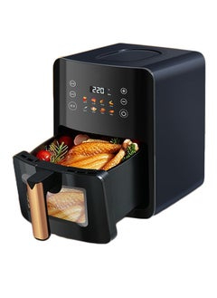 Buy Digital Air Fryer with Viewing Window 8 Cooking Settings Removable Non-Stick Fry Basket and Cooking Bowl 1350 Watts in Saudi Arabia