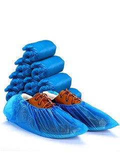 Buy Foot Covers for Shoes, Blue Disposable Shoes Covers, Boot Cover Waterproof, Dust-proof, Non-slip, One Size Fit, Protect Your Carpets and Floors. Cleaning Accessories in UAE