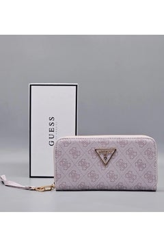 اشتري GUESS Women Brand Logo Printed Zip Around Wallet في الامارات