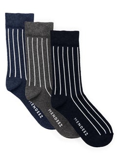 Buy Mendeez Mens Pack of 3 Crew Socks in UAE