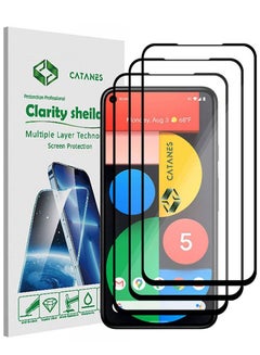Buy 3 Pack For Google 5 Tempered Glass Screen Protector Full Glue Back in UAE