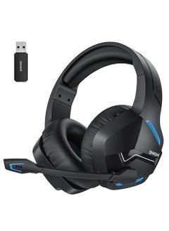 Buy BINNUNE BW01 2.4GHz Bluetooth Wireless Gaming Headset with Microphone for PC PS4 PS5 Playstation 4 5 Laptop Computer in Saudi Arabia