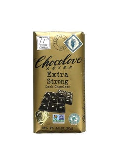 Buy Extra Strong Dark Chocolate 77  Cocoa 3.2 oz 90 g in UAE