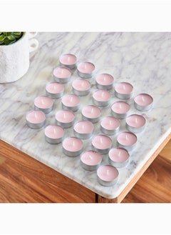 اشتري Vela 25-Piece Rose Tealight Candle Set 19 x 2 x 19 cm في الامارات