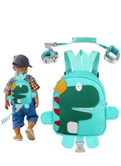 اشتري Toddler Harness Backpack Leash, Dinosaur Backpacks with Anti Lost Wrist Link, Mini Child Leash Wristband Baby Protection for Walking, Keep Kids Close Tether Rein for Boys Aged 1 3 Years في السعودية