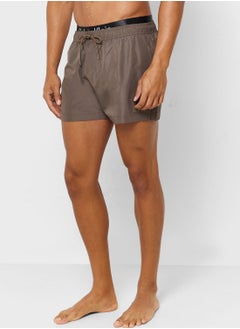 Buy Short Double Waistband Drawstring Shorts in Saudi Arabia