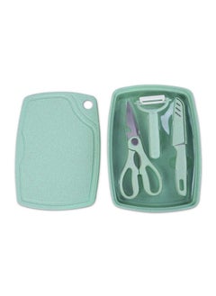 اشتري 4 - Pieces Derin Kitchen Knife Set - Green في الامارات