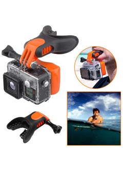 اشتري Surfboard Diving Camera Accessories for Hero 7/6/5 Action Sports Camera Action Camera Non-Slip Floating Bite Mount Underwater Camcorder Diving Surfing في السعودية