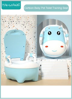 Buy Baby Portable Potty Toilet Training Seat Travel Child Cartoon Hippo Kids Baby Chair Children's Pot in UAE