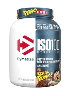 اشتري Dymatize ISO 100 Isolate Hydrolyzed 3lbs-Cocoa Pebbles في الامارات