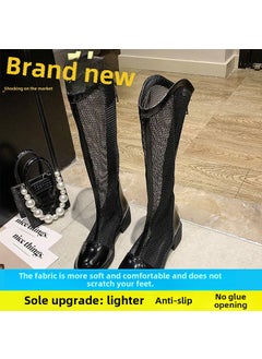 اشتري 2023 White Breathable Summer Mesh Boots for WomenBlack [Upgraded]] * Black [Upgraded]] * في السعودية