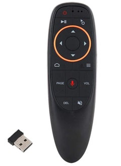 Buy Voice Remote Air Mouse Remote, 2.4G RF Wireless Remote Control with 6 Axis Gyroscope and IR Learning, Air Fly Mouse with Voice Input for Android TV Box/PC/Smart TV/HTPC/Projector in UAE