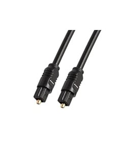 اشتري Keendex Kx2318 Toslink Digital Audio Optical Fiber Cable, 1 m - Black في مصر