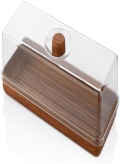 Buy Evelin Rectangle Bread And Cake Serving Box Container With Lid in UAE