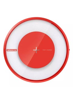 Buy MC017 Magic Disk 4 Fast Wireless Charger 10W - Red in Saudi Arabia