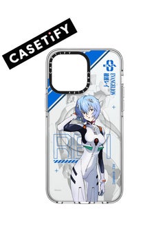 Buy Apple iPhone 15 Pro Case,Neon Genesis Evangelion Ayanami Rei Magnetic Adsorption Phone Case - Semi transparent in UAE