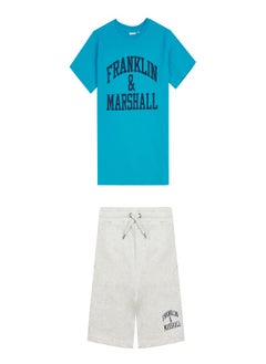 Buy Franklin and Marshall Boys Vintage Arch T Shirt and Shorts Set in Saudi Arabia