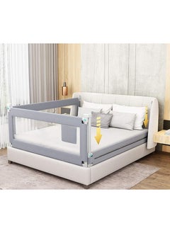 Buy Foldable Crib Rail Guard,Toddler Bed Rails Guard,Universal Baby & Children Bed Rail,Upgrade Reinforced Safety Bed Fence Protector Rail for Cribs, Twin, Double, Full Size Queen & King Bed in Saudi Arabia