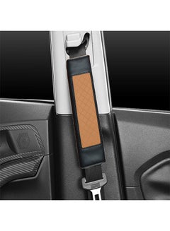 Buy 2 pieces of leather car seat belt cover suitable for all cars /GTC200 in Egypt