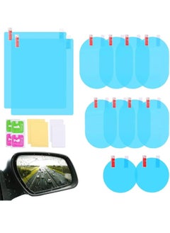 Buy Car Rearview Mirror Film, Anti Fog, Anti Glare, Anti Scratch, Anti Mis, Rainproof Waterproof, HD Nano Clear Protective Sticker Film for Car Mirrors, Side Windows, Safe Driving in Saudi Arabia