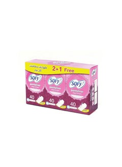 Buy Daily feminine pads, soft and safe, scented, 40 pieces (2+1 FREE) in Saudi Arabia