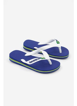 Buy Kid Boys Brazil Logo Flip,Flop, Marine Blue in UAE