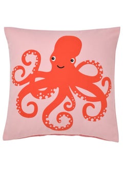 اشتري Cushion cover, octopus pattern/pink, 50x50 cm في السعودية