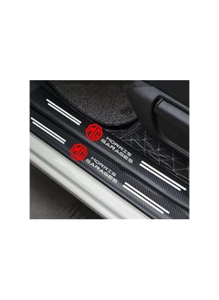 اشتري 4pcs MG ZS 3 5 6 7 GT HS Gundam 350 Accessories Leather Vinyl Carbon Fiber Door Sill Sticker Set في مصر