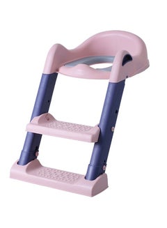 Buy Eazy Kids Step Stool Foldable Potty Trainer Seat- Pink in Saudi Arabia