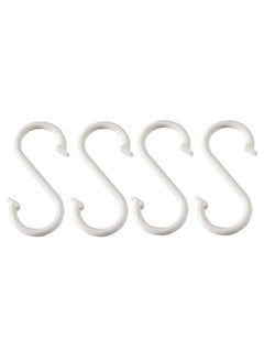 Buy Plastic Inch S Inch Hooks Heavy Duty Hanging Hooks Pack Of 4 Pieces  White Small 1235 in UAE