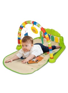 Buy Baybee Kick & Play Piano Playgym for Babies, Activity Play Gym for Baby with Rotating Piano, 5 Hanging Rattle Kids Toys Baby Crawling Mat for Newborn Baby Play Gym for Baby 0 to 12 Month Boy Girl GR in UAE