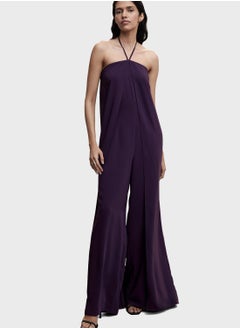 Buy Halter Neck Wide Leg Jumpsuit in Saudi Arabia