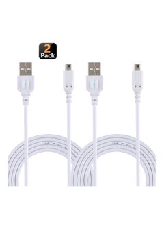 اشتري 2pc EXLENE 3DS USB Charger Cable, for Nintendo 3DS, New 3DS XL, 2DS, 2DS XL LL, DSi, DSi XL, 1.2M long في السعودية