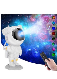 اشتري Star Projector Night Lights,Kids Room Decor Aesthetic,Tiktok Astronaut Nebula Galaxy Projector Night Light,Remote Control Timing and 360°Rotation Magnetic Head,Lights في الامارات