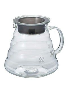 Buy 600ML Thickened Heat Resistant Glass Coffee Kettle in UAE