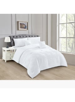 Buy Spiral 5-Piece King Comforter Set 240 x 220 cm in UAE