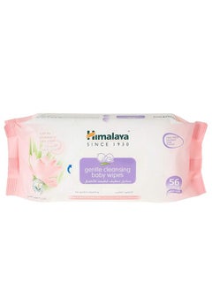 Buy Gentle Cleansing Baby Wipes Paraben Free For Sensitive Skin 56 Wipes in Saudi Arabia