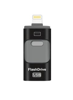 اشتري 64GB USB Flash Drive, Shock Proof Durable External USB Flash Drive, Safe And Stable USB Memory Stick, Convenient And Fast I-flash Drive for iphone, (64GB Black Color) في السعودية