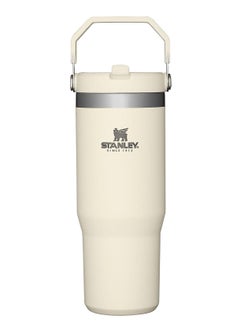 Buy Stanley IceFlow Stainless Steel Tumbler - Vacuum Insulated Water Bottle for Home, Office or Car Reusable Cup with Straw Leak Resistant Flip Cold  30oz (Cream) in UAE