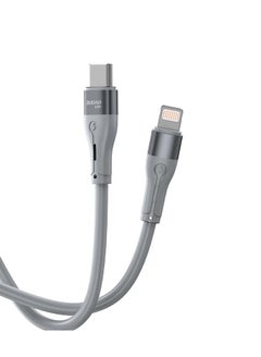 Buy INET iPhone Charger Cable USB C to Lightning Cable Fast Charging PD 65W (Compatible for iPhone 14/14 Pro/14 Plus/14 Pro Max, iPad Pro, iPhone 8-13 All Series) (Gray) - L6H in UAE