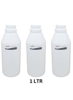 Buy ARTC 3 Pieces Food Grade Leakproof Natural Color Plastic Bottle For Liquid And Perfume Storage in UAE