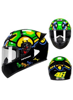 Buy Full Face Motorbike Helmet Motorcycle Adult Rider Biker Sports Crash Helmet in Saudi Arabia