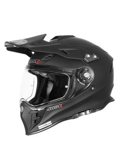 اشتري J34 Pro 2206 Solid Motocross Helmet Black Matt - 680016 في الامارات