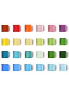 اشتري 24 Color Refrigerator Magnets Colorful Fridge Magnets Cute Decorative Magnets Office Kitchen Magnets Locker Glass Magnets في السعودية