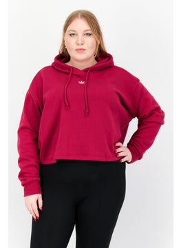 اشتري Women Plus Long Sleeves Training Sweatshirts, Burgundy في الامارات