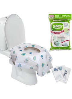 Buy Disposable Toilet Seat Covers for Kids & Adults (12 Pack) in Egypt