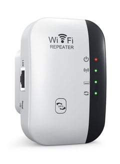 Buy Wireless 300Mbps Wifi Router Range Extender -White in Saudi Arabia