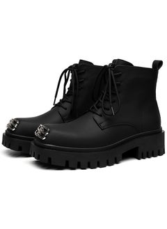 Buy New Youth Fashion Thick Sole High Top Boots in UAE