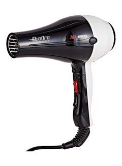 Buy Professional Hair Dryer Xp 6900-3Maua670529590, Black And White in UAE