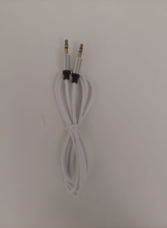 اشتري Aux Cable Flamingo 3.5mm Audio Cable White Colour في الامارات